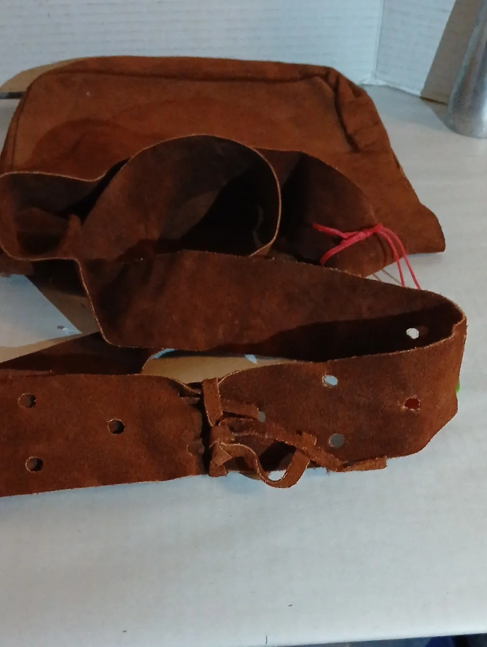 Kolpin Brown Suede Crossbody Possible Bag